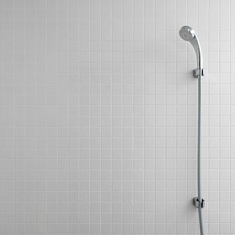 Shower with Large Tiles