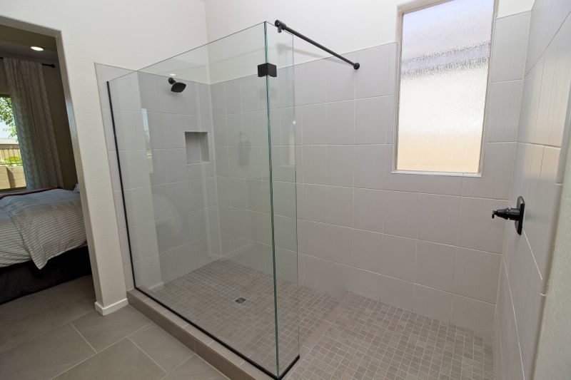 Small Shower with Clear Glass